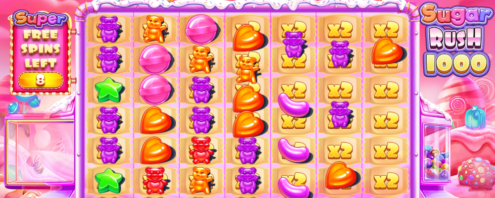 Play Sugar Rush 1000 Free-Mode